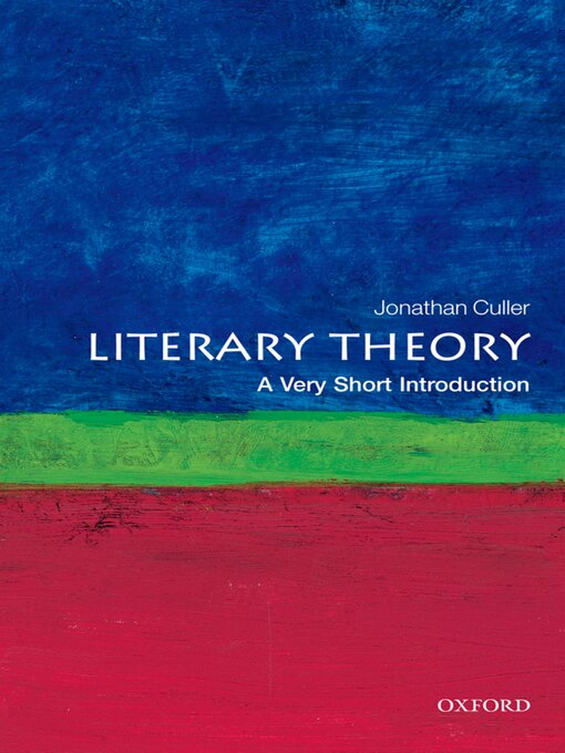 Title details for Literary Theory by Jonathan Culler - Available